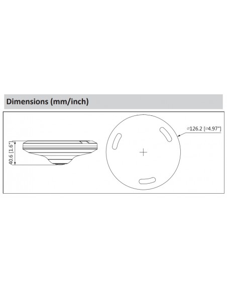 Dimensiones DH-HAC-EW2501N-0140B