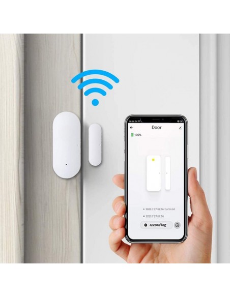 sensor de puerta o ventana conexion wifi alertas al celular