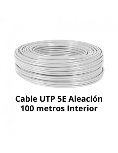 Cable UTP Cat 5e Aleacion 100m Interior