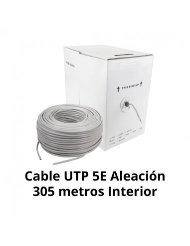 Cable UTP Cat 5e Aleacion 305m Interior
