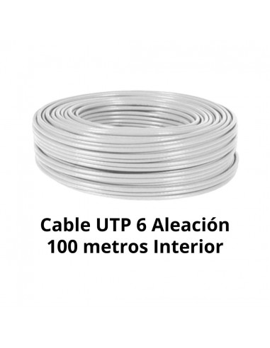 Cable UTP Cat 6 Aleacion 100m Interior