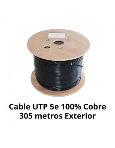 Cable UTP Cat 5e 100% Cobre 305m...