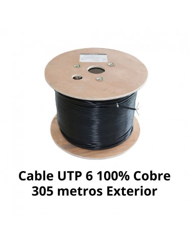 Cable UTP Cat 6 100% Cobre 305m...