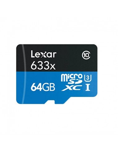 Memoria MicroSD 64 Gigas Clase 10 Lexar